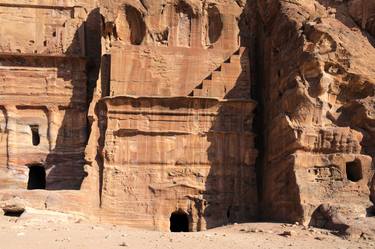 The Silk Tomb, Petra, UNESCO Site, Wadi Musa, Jordan thumb