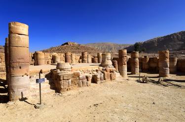 The Winged Lion temple, Petra, UNESCO Site, Wadi Musa, Jordan thumb