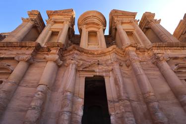 The Monastery temple, Petra, UNESCO Site, Wadi Musa, Jordan thumb