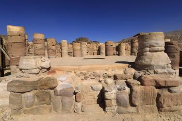 The Winged Lion temple, Petra, UNESCO Site, Jordan thumb