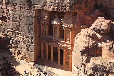 The Al-Khazneh Treasury, Petra, UNESCO Site, Jordan thumb