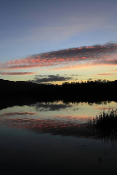 Sunrise over Bassenthwaite lake, Keswick town, Lake District National Park, Cumbria, England, UK - Limited Edition of 20 thumb
