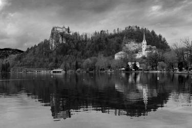 Spring view of Bled Castle, Lake Bled, Julian Alps, Slovenia - Limited Edition of 20 thumb