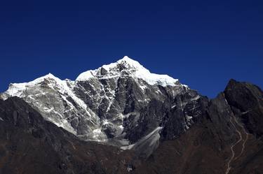 Snow Capped Tabouche Peak Mountain, Sagarmatha National Park, Eastern Nepal - Limited Edition of 15 thumb
