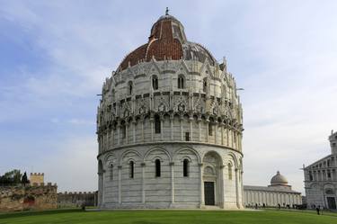 Baptistry of St John, Square of Miracles, Pisa city, Tuscany, Italy - Limited Edition of 15 thumb