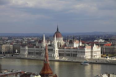 The Hungarian Parliament Building, river Danube, Budapest city, Hungary - Limited Edition of 15 thumb