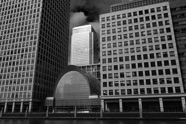 Skyscrapers in One Canada Square, Canary Wharf, Borough of Tower Hamlets, London City, England - Limited Edition of 15 thumb