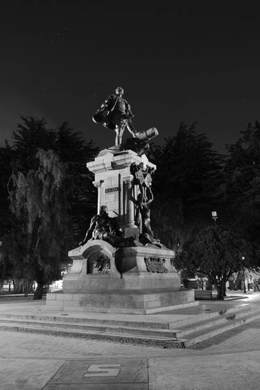 Memorial to Ferdinand Magellan, Plaza Armas, Punta Arenas city, Patagonia, Chile - Limited Edition of 15 thumb