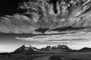 Print  01   The Cerro Paine Grande and Cordillera De Paine mountains, Torres del Paine National Park, Patagonia, Chile - Limited Edition of 15 thumb