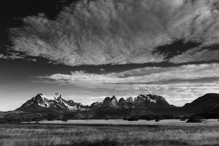 View Of The Cerro Paine Grande And Cordillera De Paine Mountains Over Lago  Del Torro, Torres De Paine, Chile Limited Edition Of 15