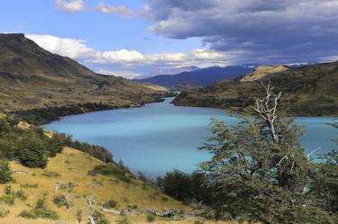 Print  01   Lago Pehoe and the Cerro Paine Grande mountains, Torres del Paine National Park, Patagonia, Chile - Limited Edition of 15 thumb