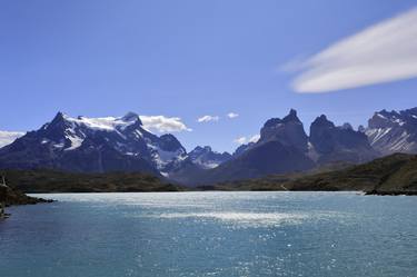 Print  07   Lago Pehoe and the Cerro Paine Grande mountains, Torres del Paine National Park, Patagonia, Chile - Limited Edition of 15 thumb