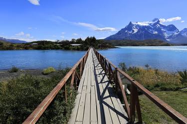 Print  09   Lago Pehoe and the Cerro Paine Grande mountains, Torres del Paine National Park, Patagonia, Chile - Limited Edition of 15 thumb