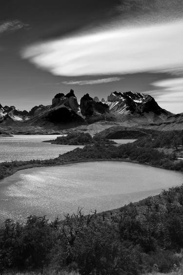 Print  11   Lago Pehoe and the Cerro Paine Grande mountains, Torres del Paine National Park, Patagonia, Chile - Limited Edition of 15 thumb