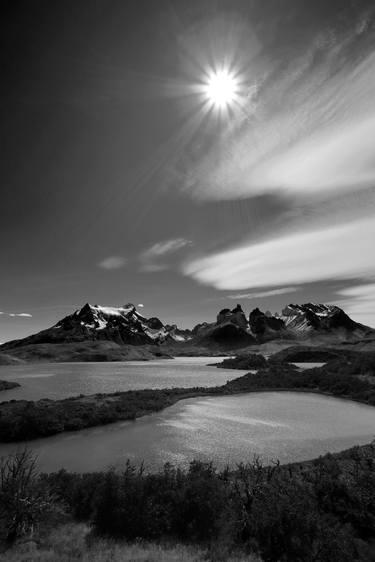 Print  13   Lago Pehoe and the Cerro Paine Grande mountains, Torres del Paine National Park, Patagonia, Chile - Limited Edition of 15 thumb