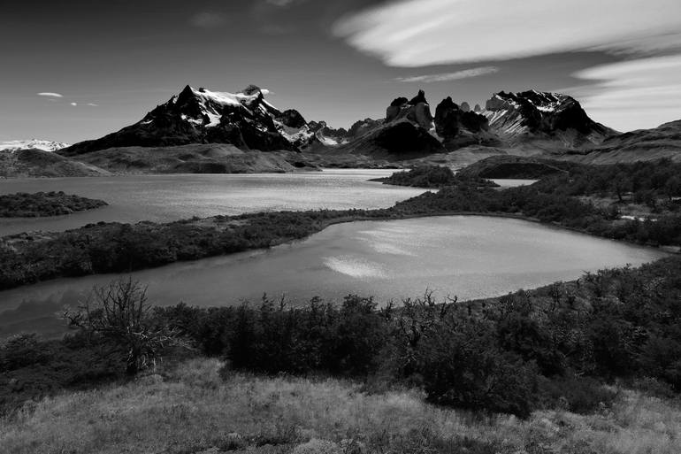 View Of The Cerro Paine Grande And Cordillera De Paine Mountains Over Lago  Del Torro, Torres De Paine, Chile Limited Edition Of 15