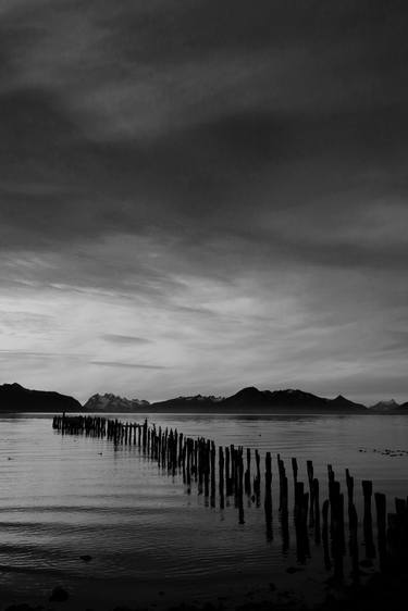 Print 19   Sunset over the Gulf of Admiral Montt, Puerto Natales city, Patagonia, Chile - Limited Edition of 15 thumb