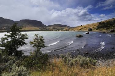 View over Lago Sofía near Puerto Natales city, Patagonia, Chile - Limited Edition of 15 thumb