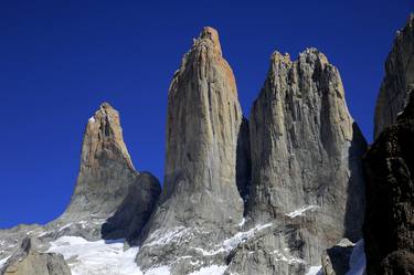 Print 10   View of the Three granite towers of the Torres del Paine National Park, Patagonia, Chile - Limited Edition of 15 thumb