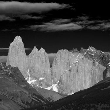Print 18   View of the Three granite towers of the Torres del Paine National Park, Patagonia, Chile - Limited Edition of 15 thumb