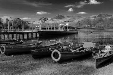 Rowing boats on Derwentwater, Keswick town, Lake District National Park, Cumbria, England - Limited Edition of 25 thumb