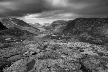 View of Buttermere from Fleetwith Pike, Honister Pass, Lake District National Park, Cumbria, England - Limited Edition of 25 thumb