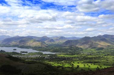 View over Derwentwater and Keswick, Lake District National Park, Cumbria, England - Limited Edition of 25 thumb