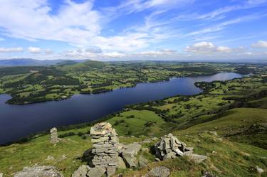 Summit cairns on Bonscale fell, Ullswater, Lake District, Cumbria, England - Limited Edition of 25 thumb