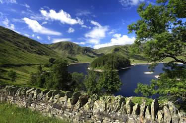 Summer view over Haweswater reservoir, Mardale valley, Lake District England - Limited Edition of 25 thumb