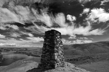 Summit cairn on Hallin fell, overlooking Ullswater, Lake District, England - Limited Edition of 25 thumb