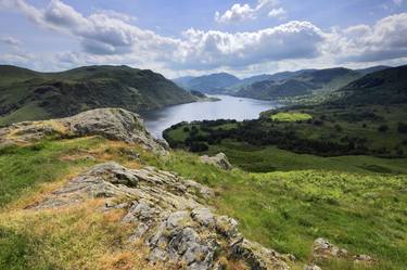 View of Ullswater from Gowbarrow fell, Lake District, England - Limited Edition of 25 thumb