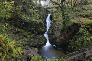 Autumn, Aira Force waterfall, Ullswater, Lake District, National Park, Cumbria, England - Limited Edition of 25 thumb