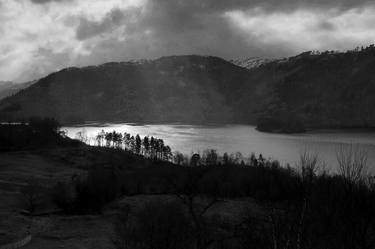 Stormy clouds over Thirlmere reservoir, Lake District, England - Limited Edition of 25 thumb