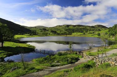 Summer view over Watendlath Tarn, Lake District, England - Limited Edition of 25 thumb