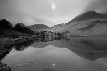 Winter view over Buttermere, Honister Pass, Lake District, England - Limited Edition of 25 thumb