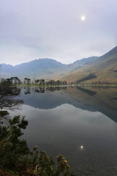 Winter view over Buttermere, Honister Pass, Lake District, England - Limited Edition of 25 thumb