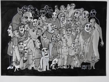 Print of Figurative People Drawings by Isabelle Biquet