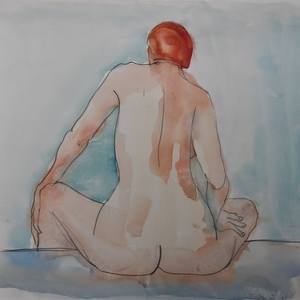 Collection Nudes , I.Biquet's sketches