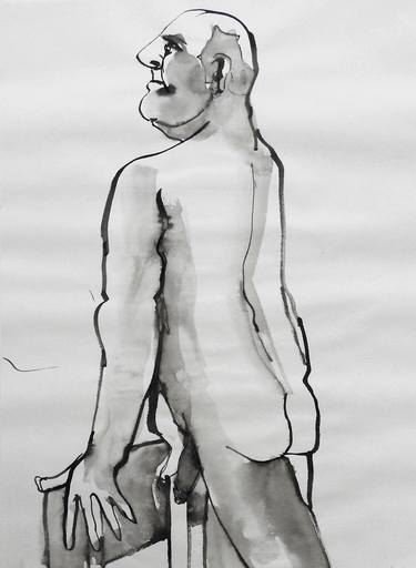 Original Nude Drawings by Isabelle Biquet