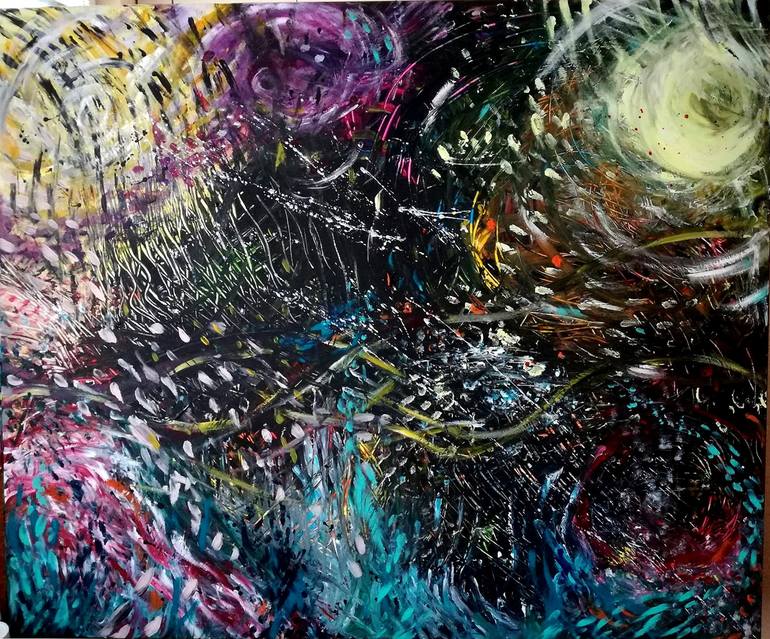 Clair De Lune Claude Debussy Painting By Erika Petunoviene Ayte Saatchi Art