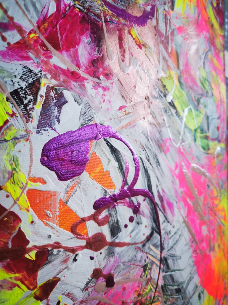 Original Abstract Health & Beauty Painting by Erika Petunoviene Ayte