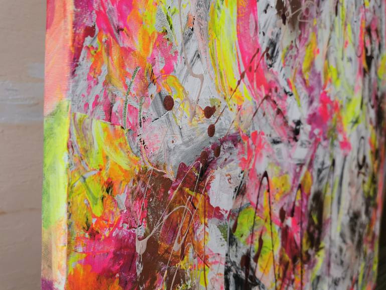 Original Abstract Health & Beauty Painting by Erika Petunoviene Ayte