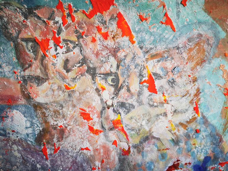 Original Abstract Other Painting by Erika Petunoviene Ayte