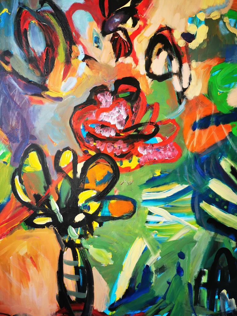 Original Abstract Other Painting by Erika Petunoviene Ayte