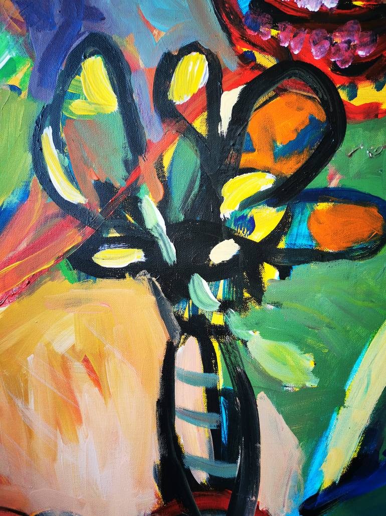 Original Abstract Other Painting by Erika Petunoviene Ayte