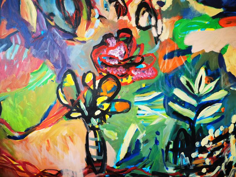 Original Abstract Other Painting by Erika Petunoviene Ayte