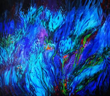 Original Abstract Seascape Paintings by Erika Petunoviene Ayte