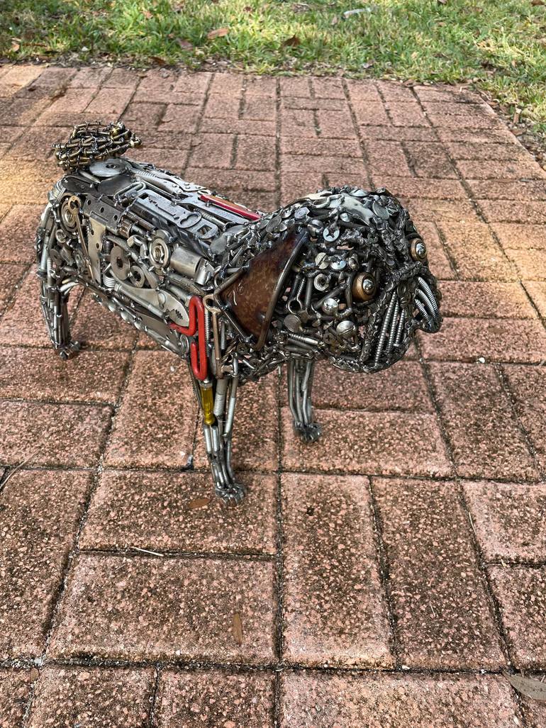 Original Pop Art Dogs Sculpture by Brian Berle