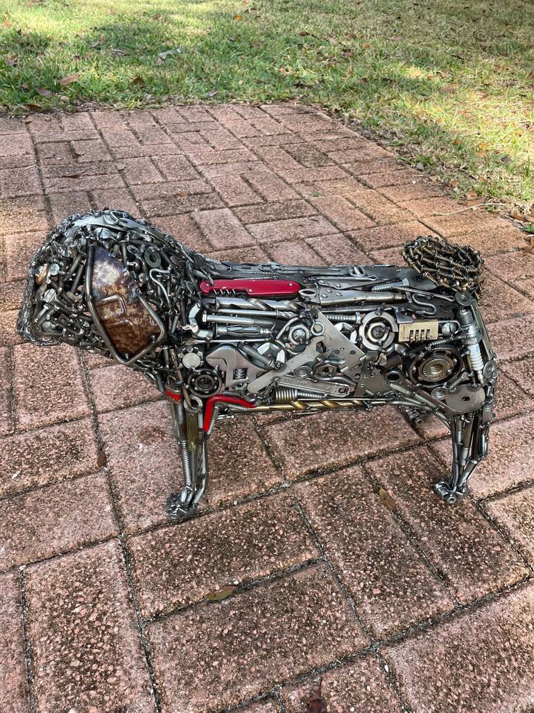 Original Pop Art Dogs Sculpture by Brian Berle