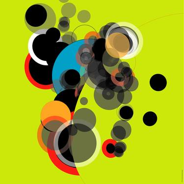 Print of Abstract Geometric Drawings by Francisco Marrero